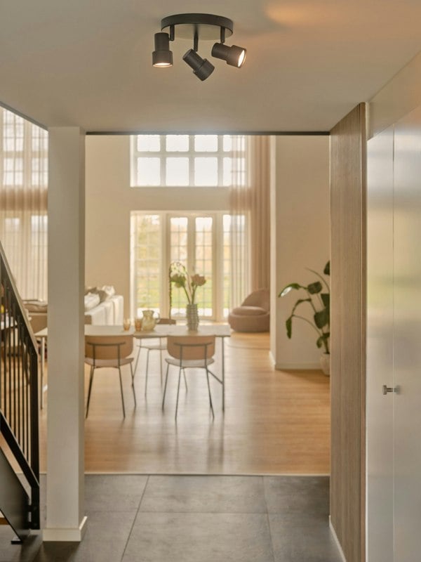 Nordlux Boston 3-rondel | Ceiling light | Black