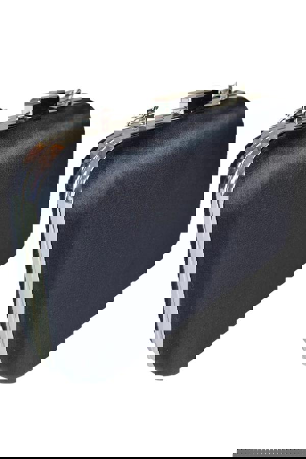 Paulo Due Bow Satin Clutch Bag