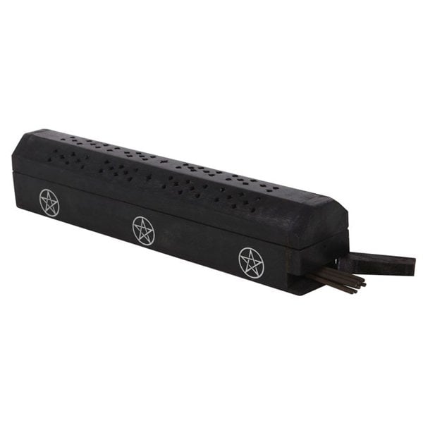 Serano Pentagram Wooden Black Pepper Incense Box Set