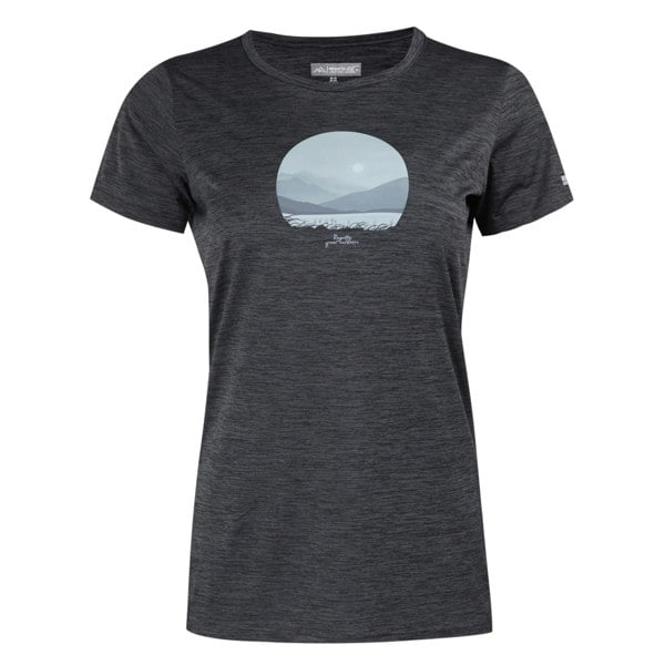 Regatta Womens/Ladies Fingal VIII Scenery Marl T-Shirt - Seal Grey