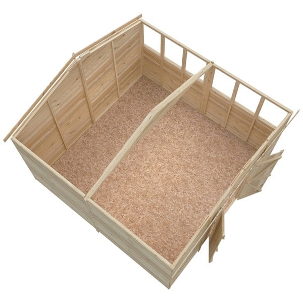 Shire Overlap Double Door 10x10 Economy Storage Shed