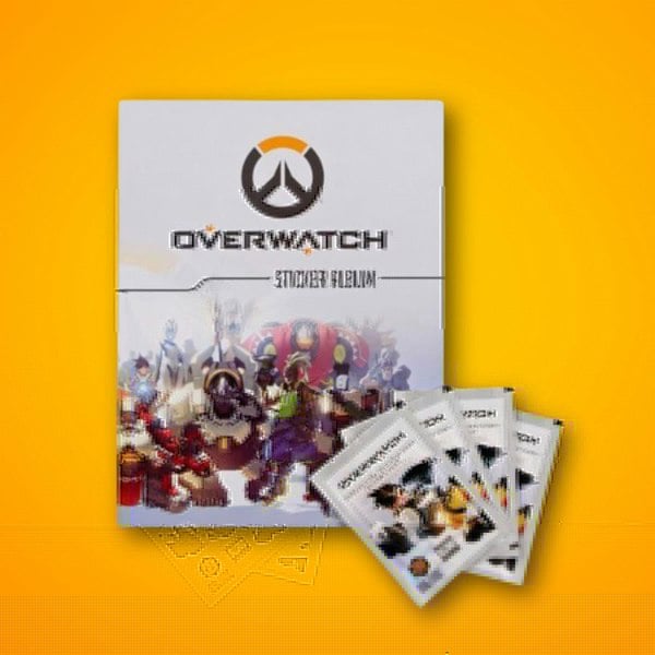 Overwatch Sticker Book Starter Pack Album Including 4 Sticker Packs
