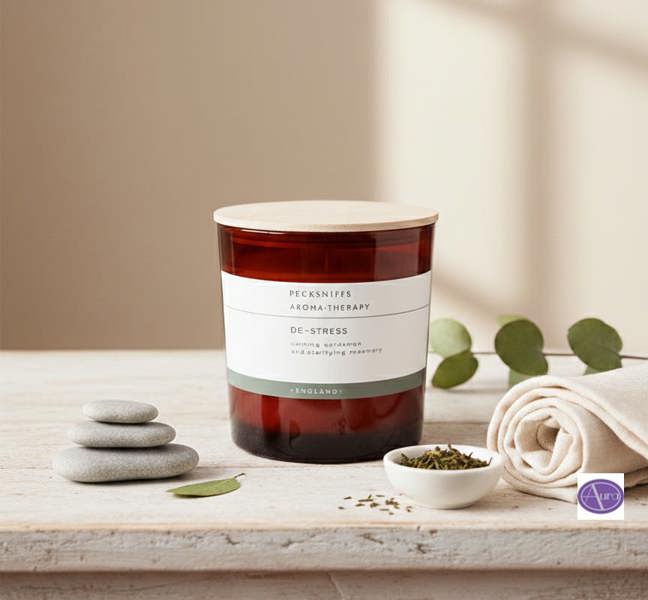 Pecksniff's Aroma:Therapy De-Stress Candles