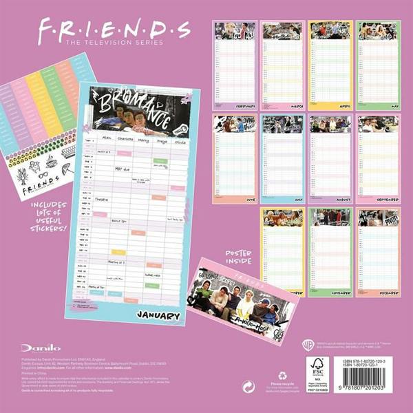 Friends Family Organiser 2027, Family Planners, Month To View, Entertainment, Gift