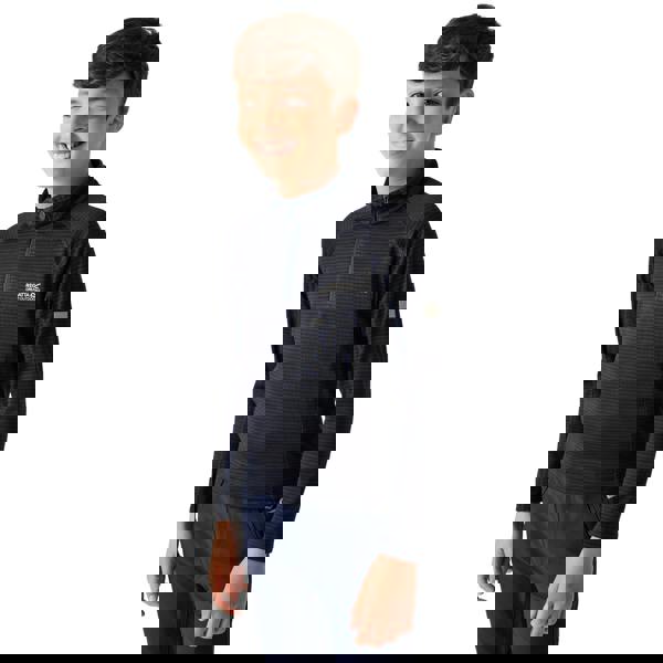 Regatta Childrens/Kids Berley Half Zip Long Sleeved Top - Navy - 