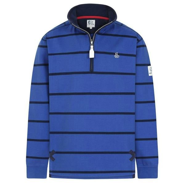 Lazy Jacks Mens Striped Sweatshirt - Royal Blue