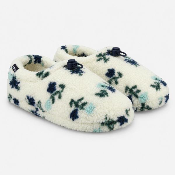 Totes TOASTIES Floral Full Slippers Full Slippers   in  White