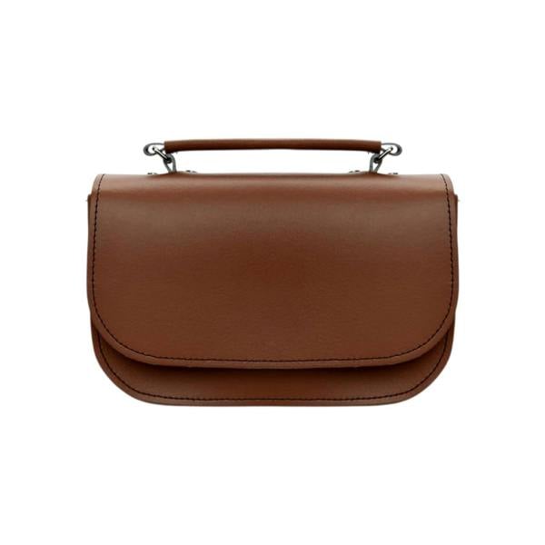 Zatchels Aura Handmade Leather Bag - Chestnut