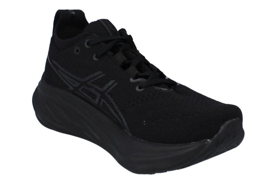 Asics Gel-Nimbus 26 Womens Running Trainers 1012B601 Shoes  002 - Black Black 002 - Photo 3