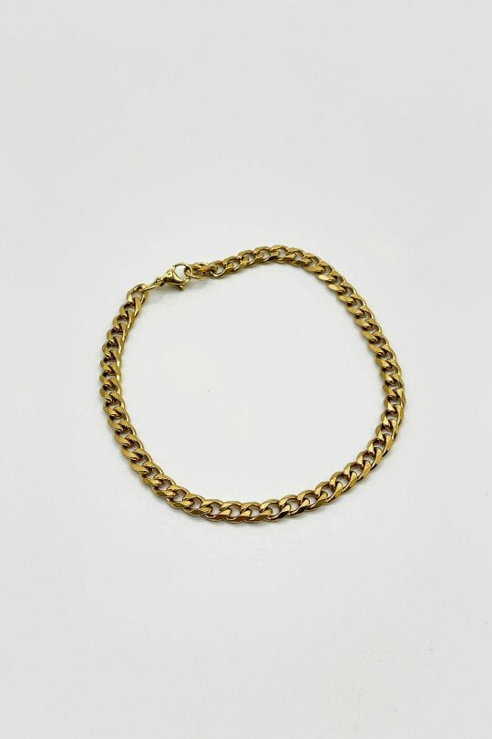 SVNX Cuban Bracelet in Gold 5mm - Gold