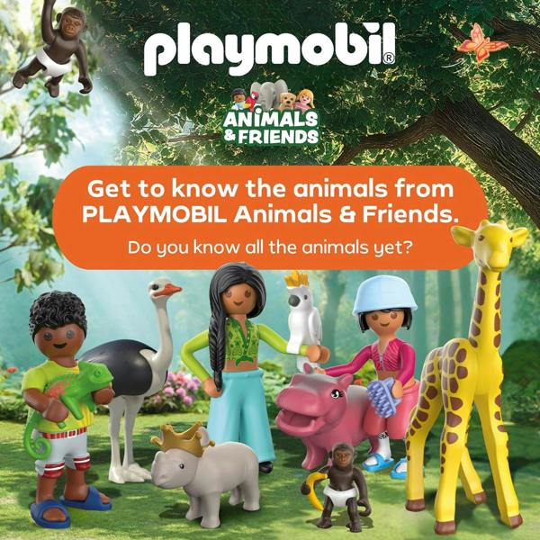 Playmobil Zoo: Zoo Caretaker with Vehicle - 72072 Playset