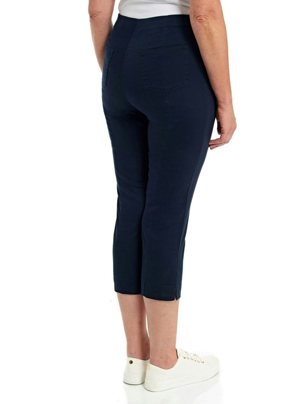 PennyPlain Cropped Jeggings - Navy
