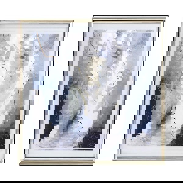 Blue Framed Wall Art Print 70*70cm-Weilai-Weilai Concept