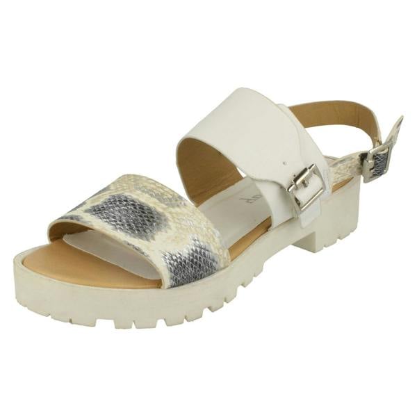 Savannah Ladies Savannah Buckle Strap Retro Sandals