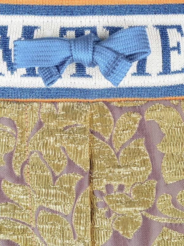 Dolce & Gabbana Kids Dolce & Gabbana Girls Silk Brocade Trousers