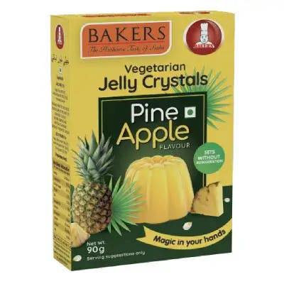 BAKERS JELLY CRYSTALS PINEAPPLE 90g