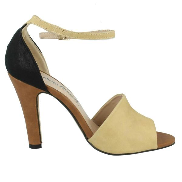 Anne Michelle Ladies Anne Michelle Ankle Strap Peep Toe Heeled Sandals