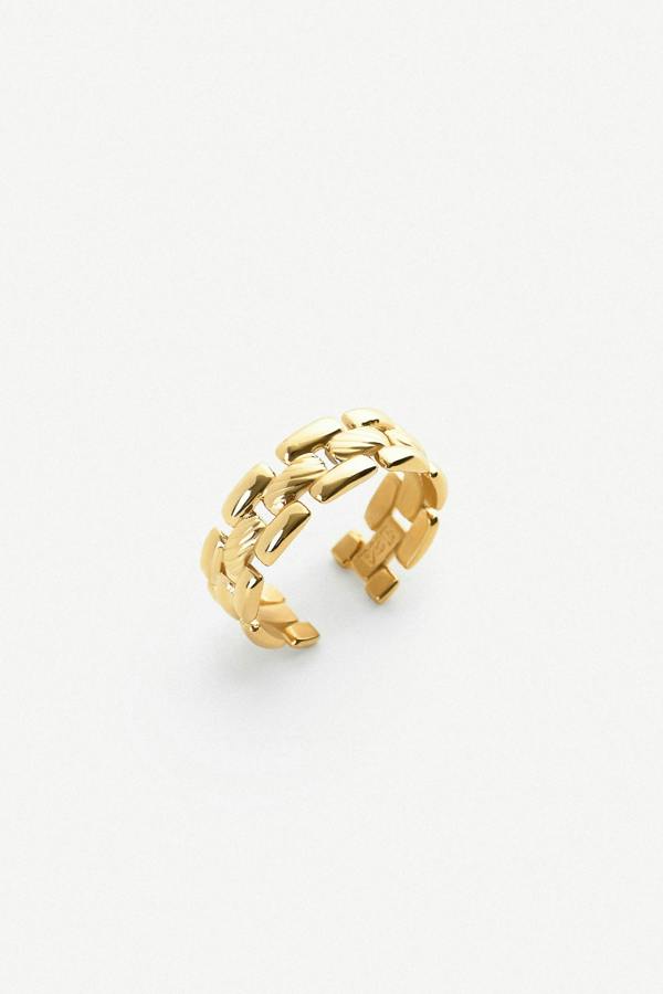 Elk & Bloom Linked Legacy Skinny 14K Gold Chain Ring