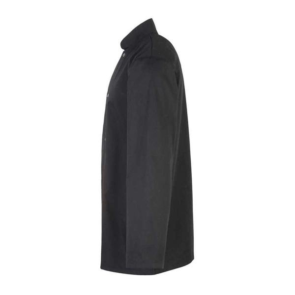Premier Unisex Adult Stud Front Long-Sleeved Chef Jacket - Black