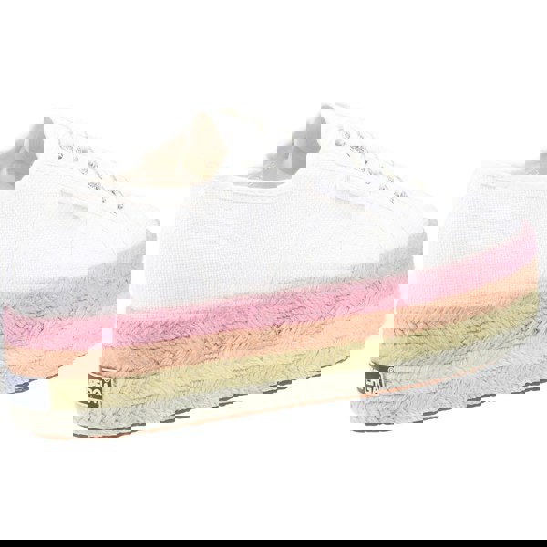 Superga 2790 Multicolor Rope Trainers - White/Candy Multicolour