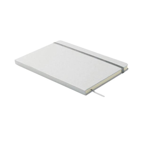 MidOcean Route White A5 Notebook - Silver/White - 