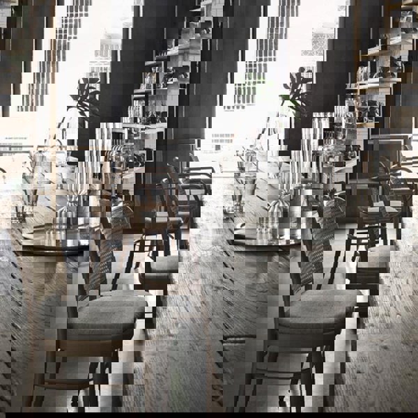 Paris G04 Rattan Dining Chair, Walnut-Weilai Concept-Weilai Concept