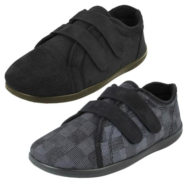 Padders Mens Padders Hook & Loop Slippers Dual