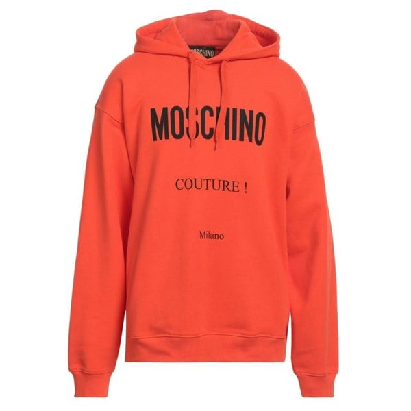 Moschino Couture Milano Orange Hoodie