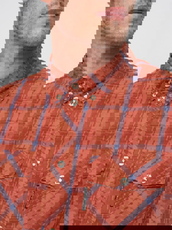 Duck and Cover Femington Short Sleeve Shirt Red Check