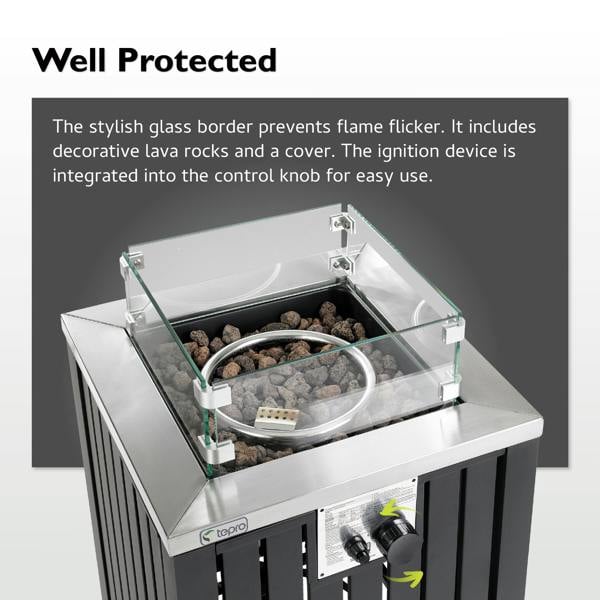 Tepro Topeka Gas Fire Pit