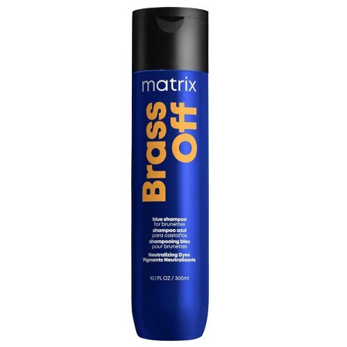 Matrix Total Results Brass Off Neutralising Blue Shampoo for Lightened Brunette Hair