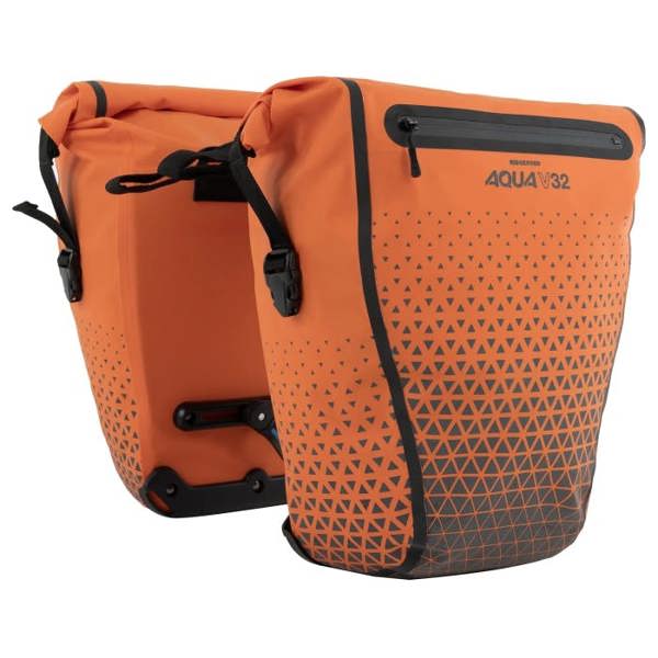 Oxford Aqua V 32 Extreme Visibility Double Pannier Bag Orange