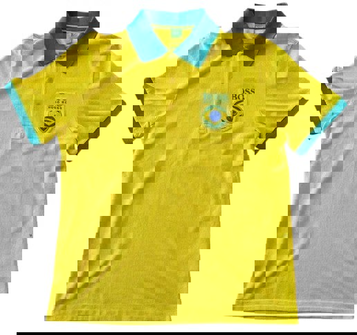 Hugo Boss Paddy Flag Brazil Mens T-Shirt - Large