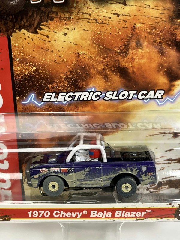 Auto World Slot Cars 1970 Chevy Baja Blazer Purple X Traction Off Road HO Scale SC375-3