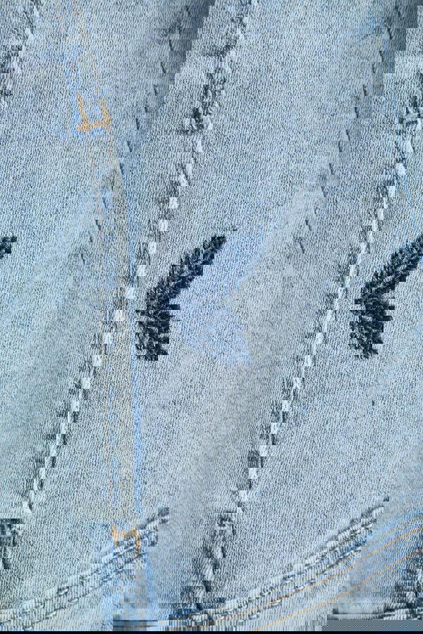 Mudflower Floral Embroidered Denim Jacket