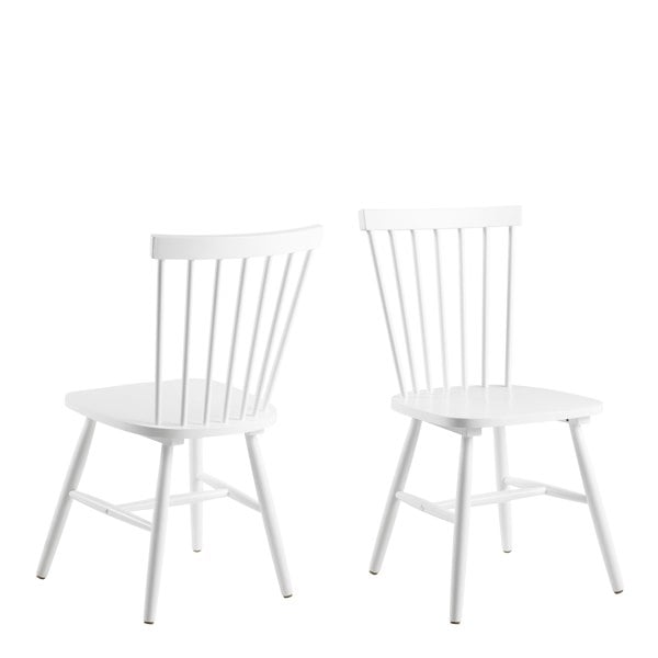 Furniture To Go Riano Dining Chairs in White Set of 2