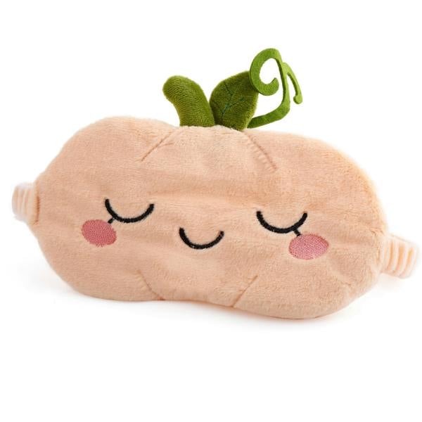 Halloween Novelty Plush Sleep Mask - Pumpkin