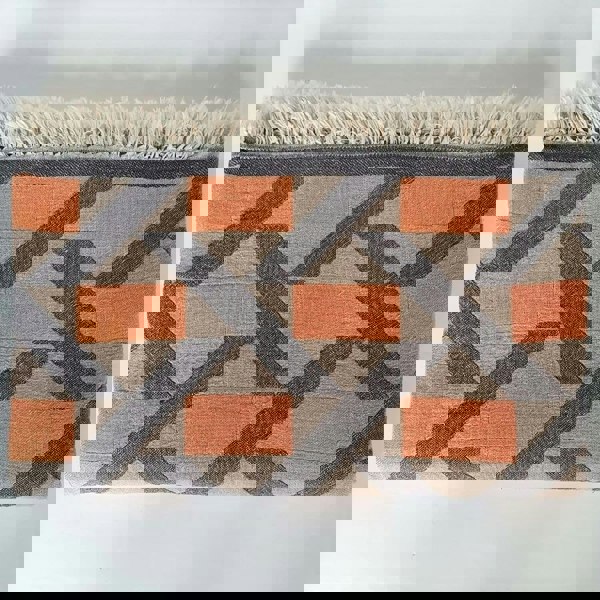 Cotton Throw, Orange