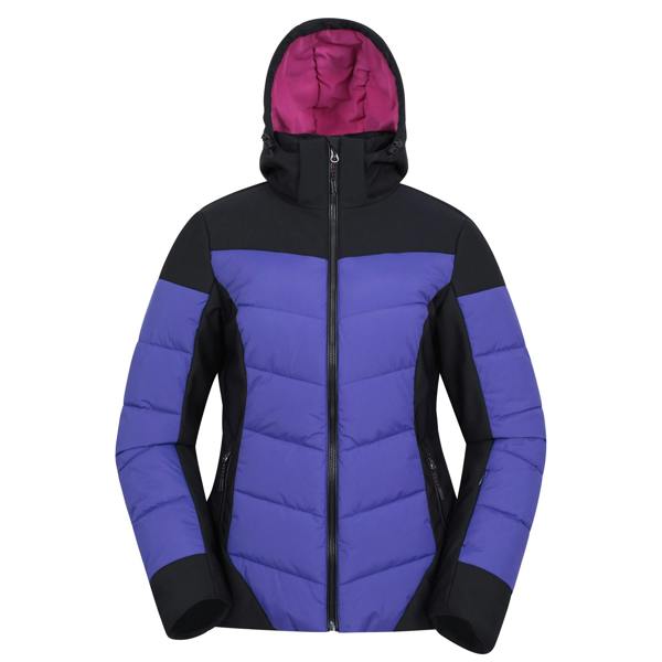 Mountain Warehouse Womens/Ladies Resort RECCO Padded Ski Jacket - Purple - 