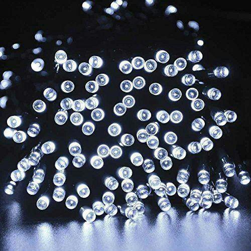 Cool White LED Multifunction Outdoor String Fairy Lights with Timer, Size Options 100 to 2000 LEDs image 1
