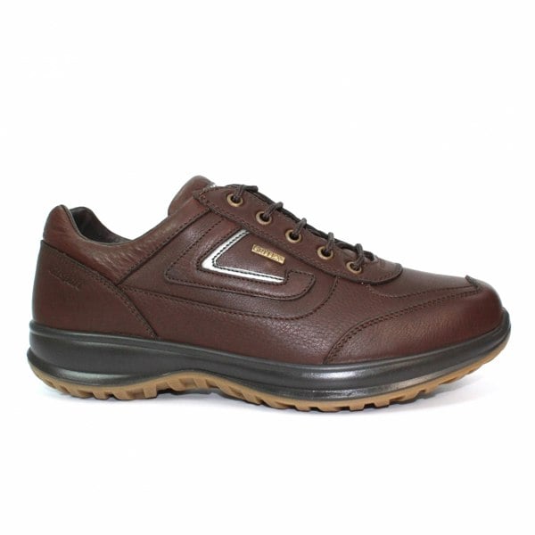 Grisport Mens Airwalker Leather Walking Shoes - Brown