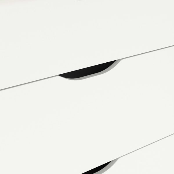 Furniture To Go Ikast Chest 3 Drawers in Jackson Hickory and White