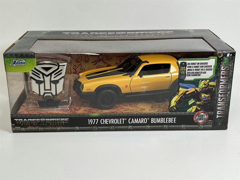 Jada Transformers Rise Of The Beasts 1977 Chevrolet Camaro Bumblebee 1:24 253115010 34263