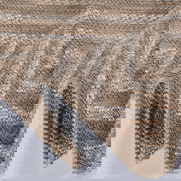 Beige Jute-Look Washable Rugs | Stylish & Easy-Clean