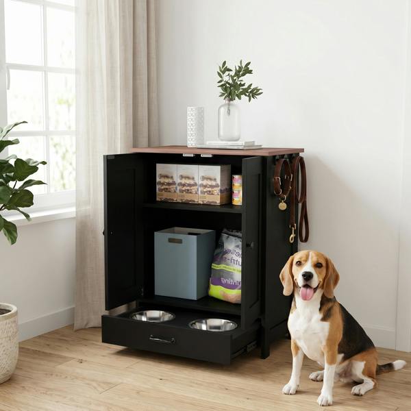 Pet feeder station