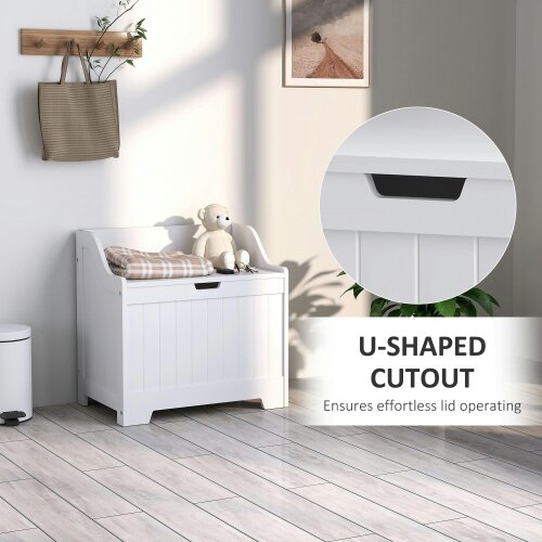Wyld Haus Talolo White Home Storage Chest 61 Litre Capacity