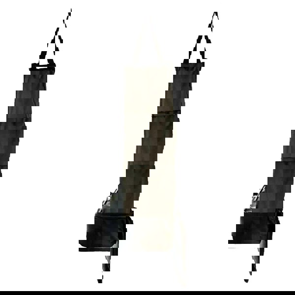 The Camping Organiser with Shelves and Storage Bag by OLPRO on a white background empty.