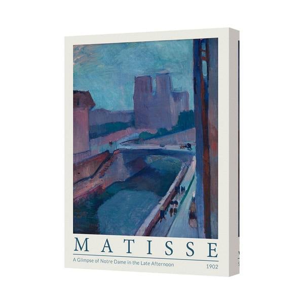 Benjamin Tate Design Henri Matisse A Glimpse Of Notre Dame In The Late Afternoon Canvas Print 1902
