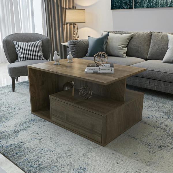 Decorotika Mana 90 cm Modern Coffee Table