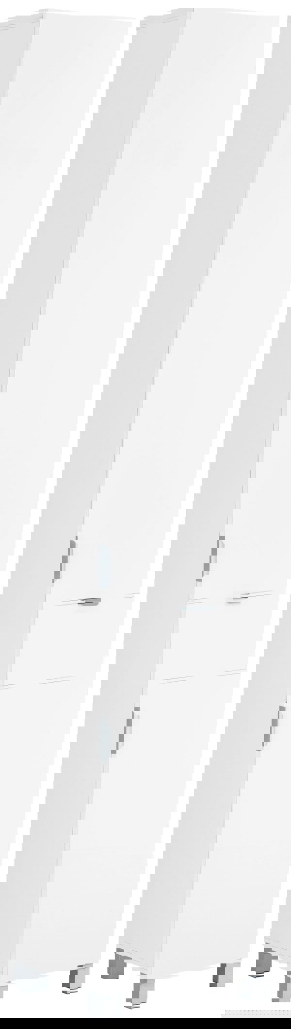 Dorel Home Atlas High Cabinet 1+1Door 1Drawer - White